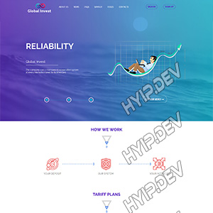 goldcoders hyip template no. 020