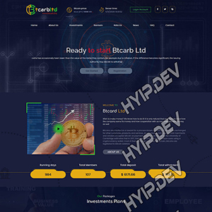 goldcoders hyip template no. 030