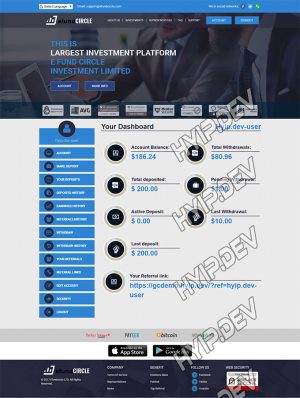 goldcoders hyip template no. 018 account