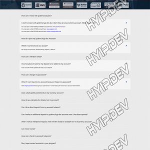 goldcoders hyip template no. 018 pages