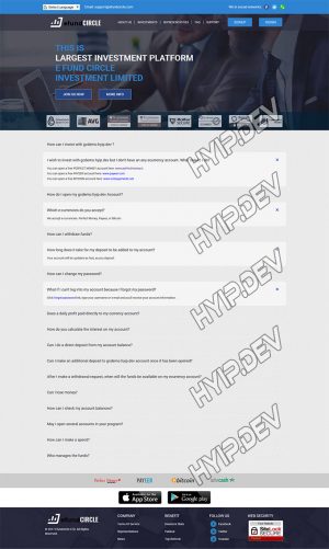 goldcoders hyip template no. 018 pages