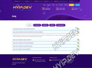 goldcoders hyip template no. 054, default page screenshot