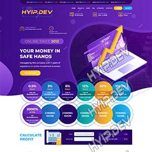 goldcoders hyip template no. 054