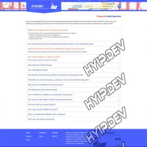 goldcoders hyip template no. 056, default page screenshot