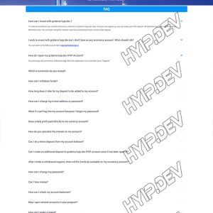 goldcoders hyip template no. 058, default page screenshot
