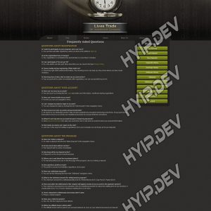goldcoders hyip template no. 071, default page screenshot
