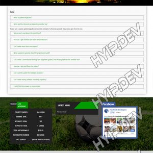 goldcoders hyip template no. 072, default page screenshot