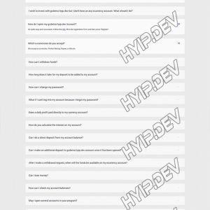 goldcoders hyip template no. 073, default page screenshot