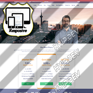 goldcoders hyip template no. 074