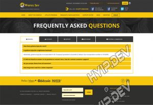 goldcoders hyip template no. 085, default page screenshot