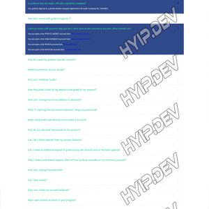 goldcoders hyip template no. 087, default page screenshot