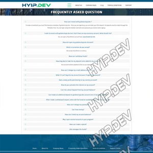 goldcoders hyip template no. 093, default page screenshot