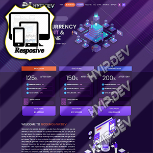 goldcoders hyip template no. 100