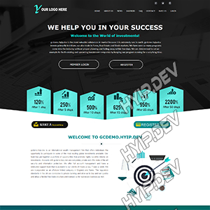 goldcoders hyip template no. 109