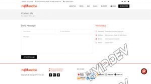 goldcoders hyip template no. 116, contact page screenshot