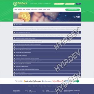 goldcoders hyip template no. 122, default page screenshot