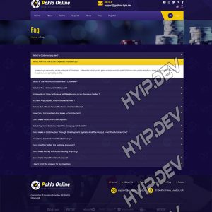 goldcoders hyip template no. 130, default page screenshot