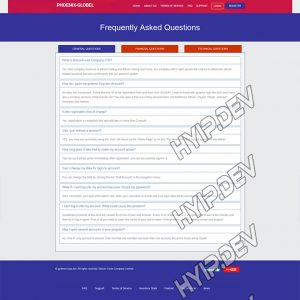 goldcoders hyip template no. 137, default page screenshot