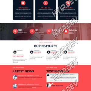 goldcoders hyip template no. 138, default page screenshot