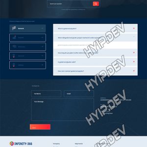 goldcoders hyip template no. 140, default page screenshot