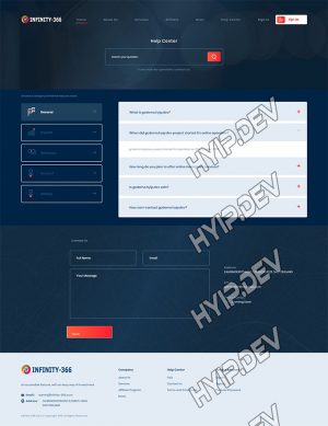 goldcoders hyip template no. 140, default page screenshot