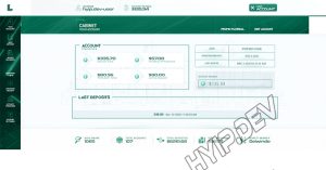 goldcoders hyip template no. 141, account page screenshot
