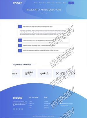 goldcoders hyip template no. 160, default page screenshot