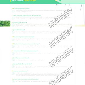 goldcoders hyip template no. 165, default page screenshot