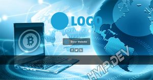 goldcoders hyip template no. 166, welcome page screenshot