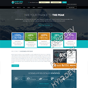 goldcoders hyip template no. 167