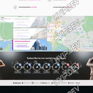 goldcoders hyip template no. 172, support page screenshot
