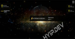 goldcoders hyip template no. 173, home page screenshot