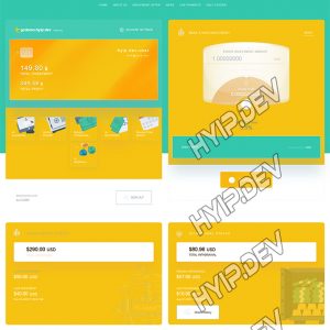 goldcoders hyip template no. 181, account page screenshot