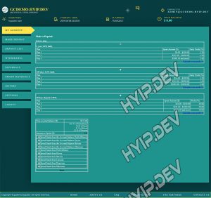 goldcoders hyip template no. 190, deposit page screenshot
